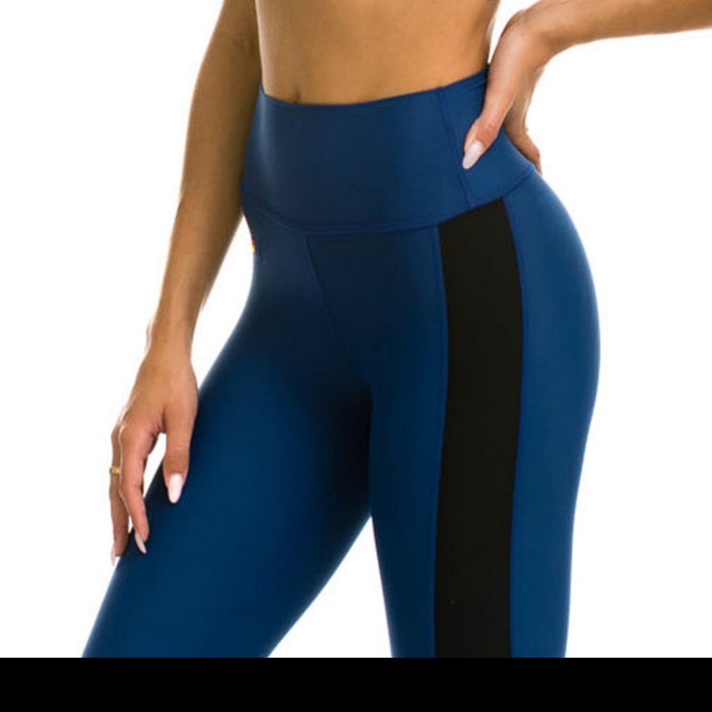 Aviator Nation color block leggings